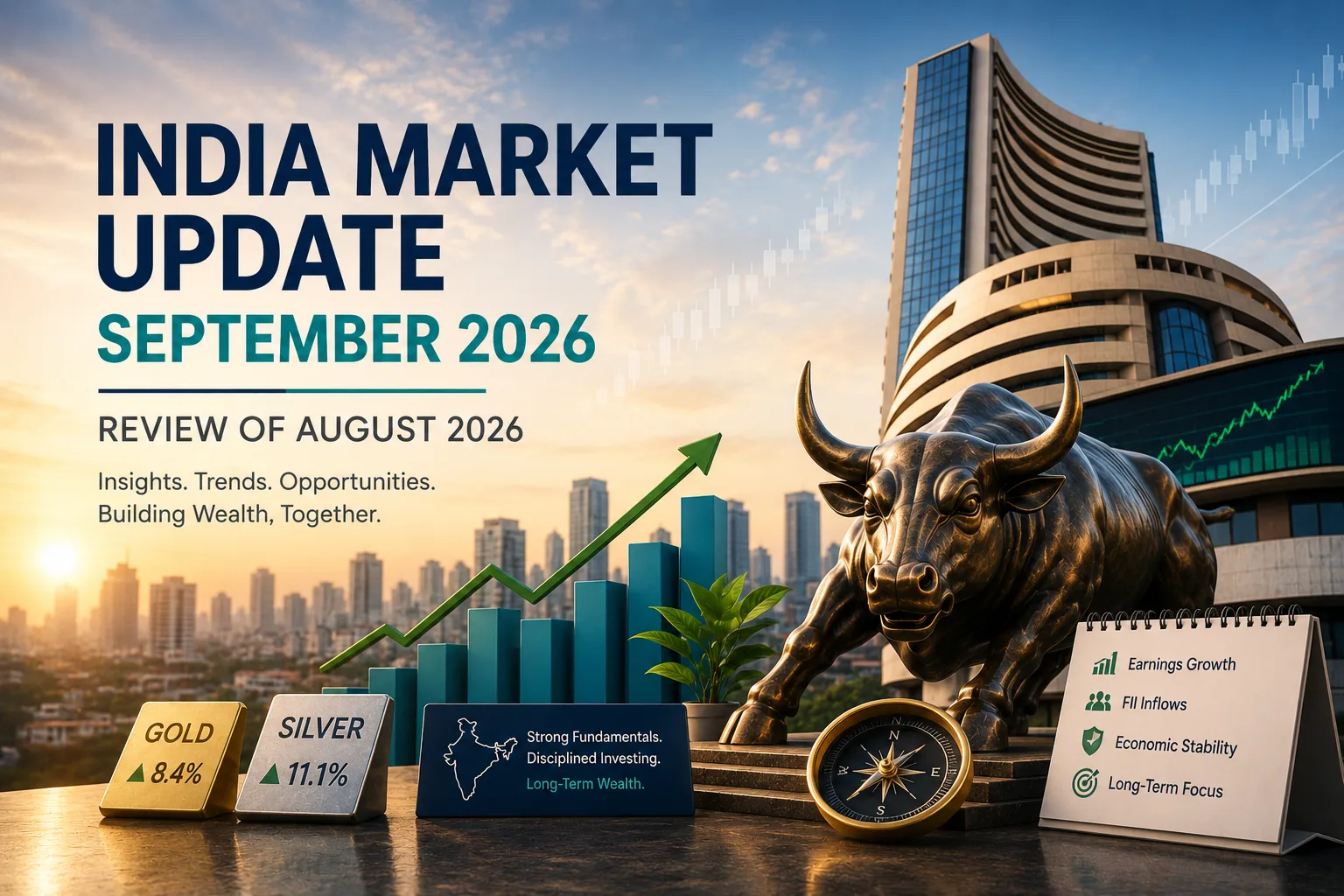 India Market Update – September 2026 | August 2026 Market Review | CapitaGrow